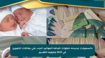 «تسهيلات جديدة» خطوات إضافة المواليد الجدد على بطاقات التموين في 2025 وكيفية التقديم